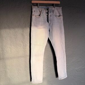 Levi’s 501 Skinny Light Wash Jeans 28